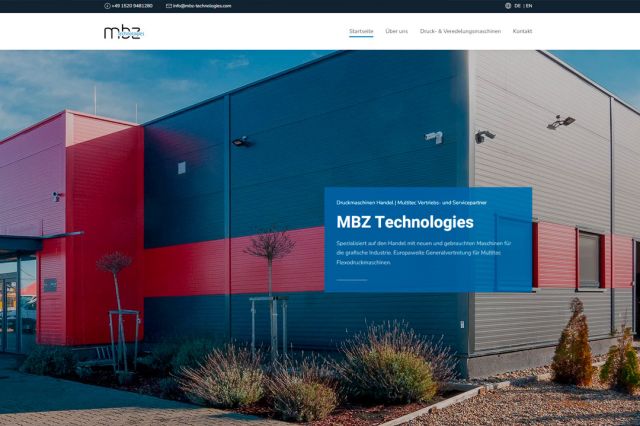 MBZ Technologies & Services Kft. New Website Online